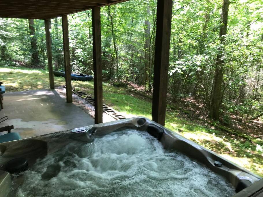 Cabin Fever On Cartecay River エリジェイ エクステリア 写真