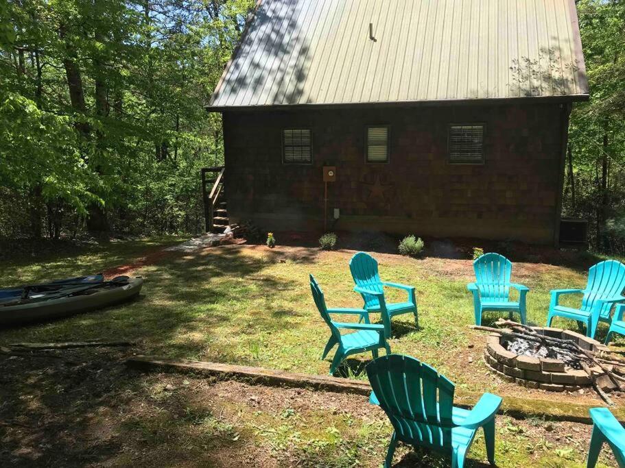 Cabin Fever On Cartecay River エリジェイ エクステリア 写真